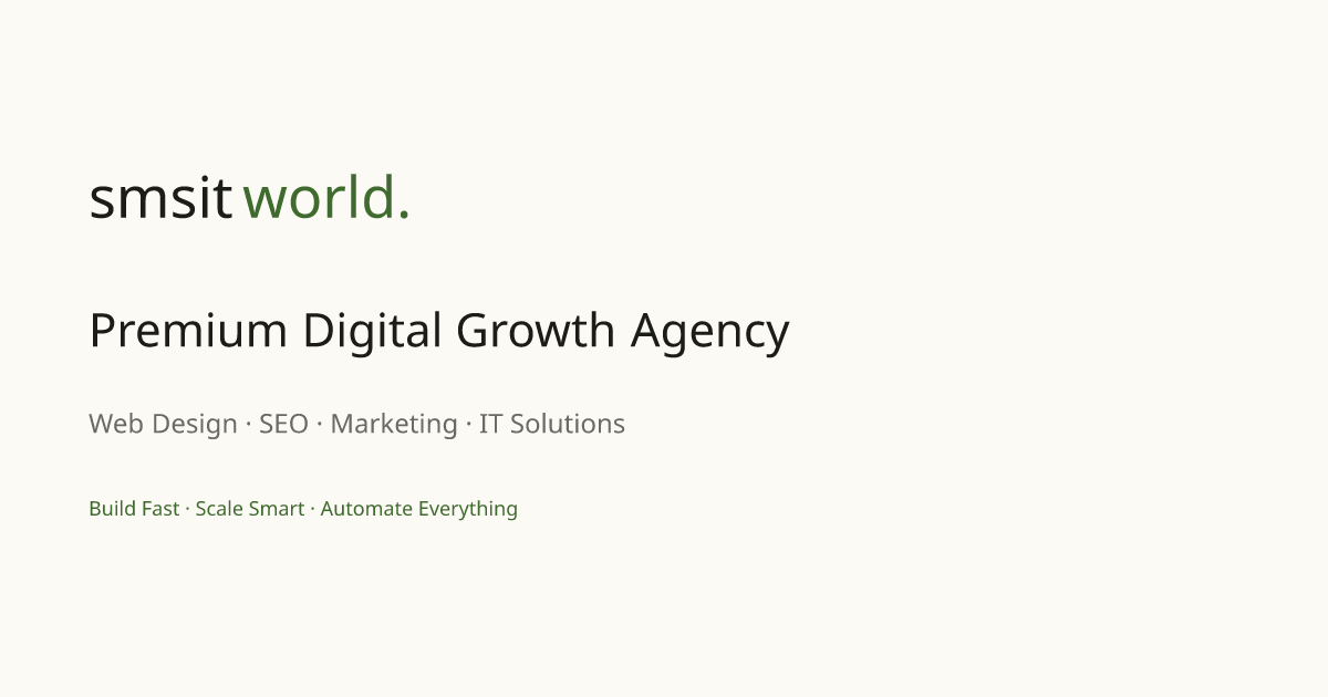 SMS iT World website preview